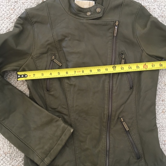 Michael Kors leather jacket - Picture 3 of 7